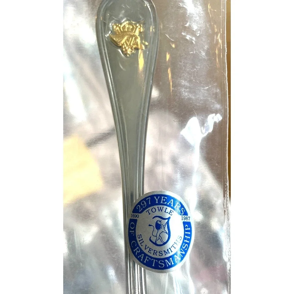 Towle Anheuser Busch Silverplate Flatware 5pc Service For 8 44pc NOS Sealed 80's